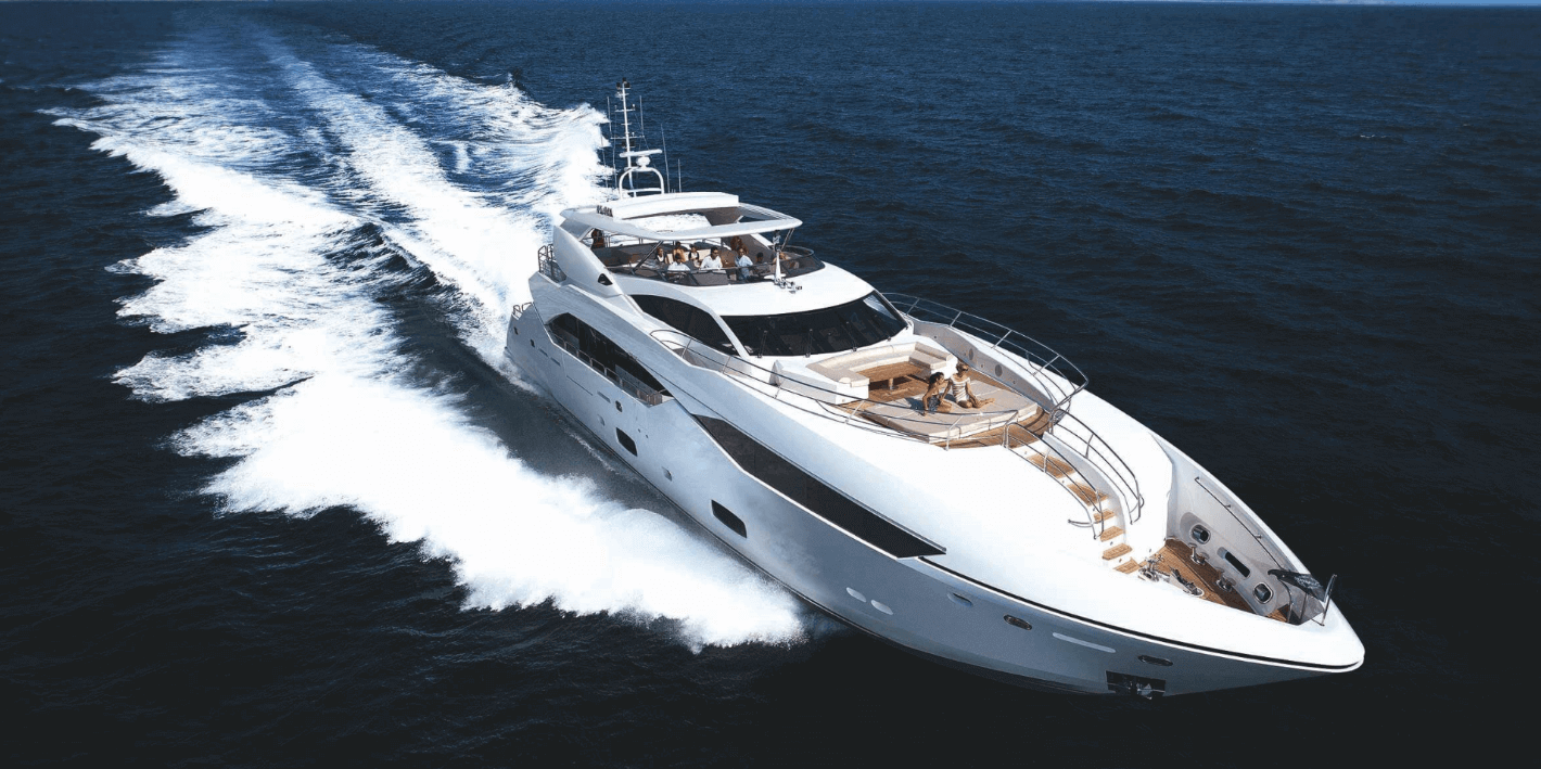 NO.9 by Sunseeker for a luxury yacht charter trip